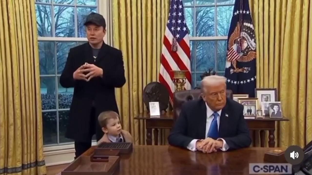 "Non sei il presidente, devi andare via": che cosa dice il figlio di Musk a Trump?