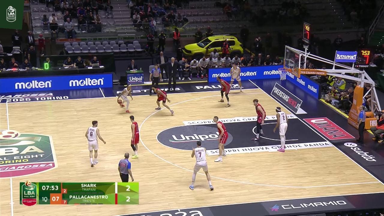 Basket Final Eight, gli highlights di Trapani vs Trieste