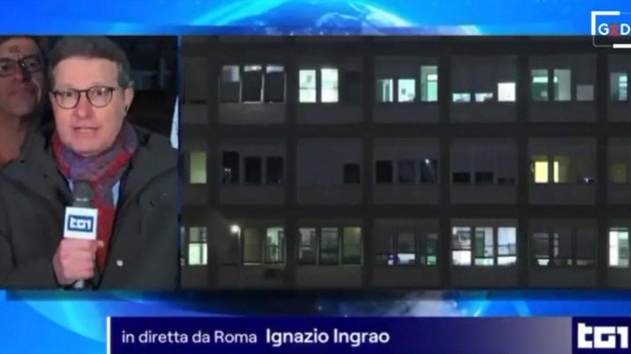 Gabriele Paolini irrompe al Tg1: "Il festival di Sanremo è truccato"