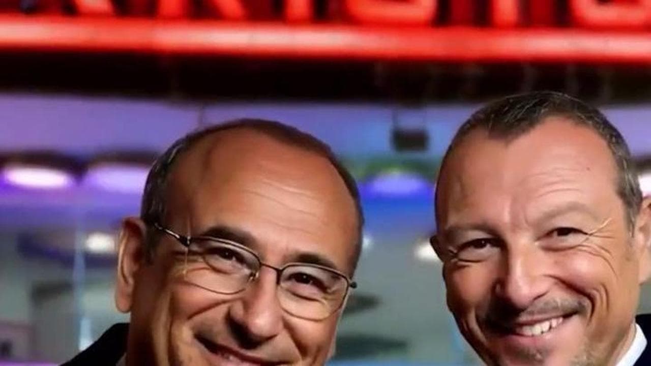 Sanremo 2025, l'AI reinterpreta "Cuoricini" in un video con Conti, Amadeus, Ferragni e altri vip