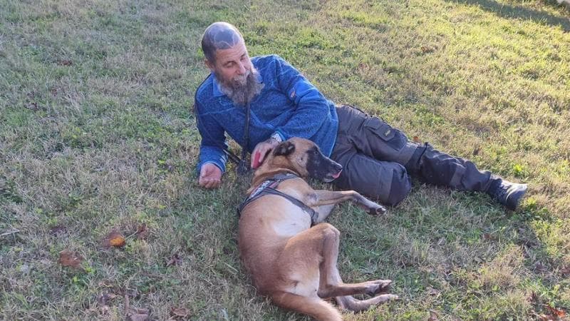 L'istruttore cinofilo Pierluigi Raffo
