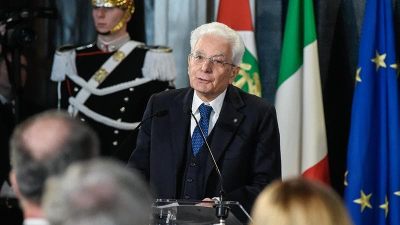 Il presidente della Repubblica, Sergio Mattarella
