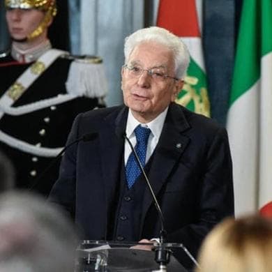 Il presidente Sergio Mattarella