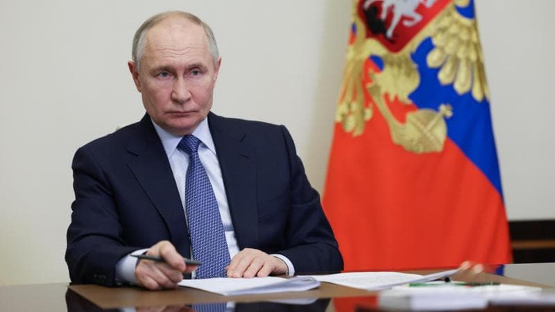 Mosca, 14 febbraio: il presidente russo Vladimir Putin