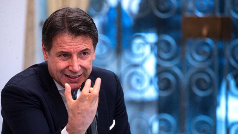 Il presidente del Movimento 5 Stelle, Giuseppe Conte
