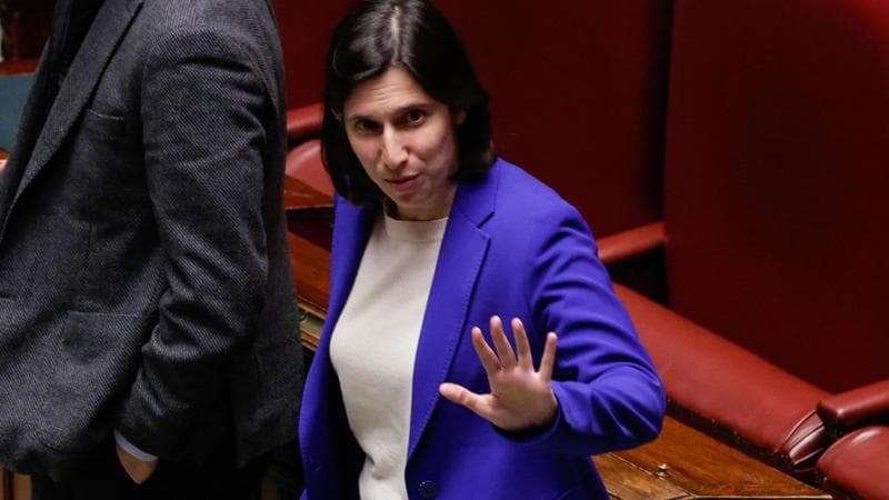 La segretaria del pd, Elly Schlein