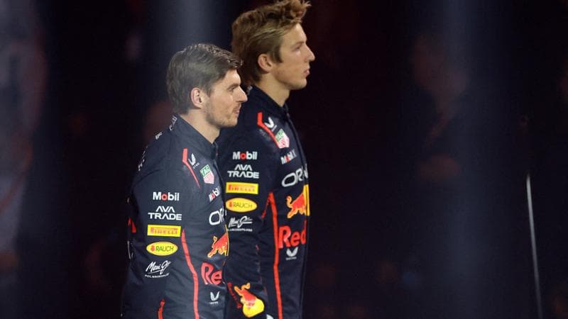 Max Verstappen e Liam Lawson, piloti Red Bull