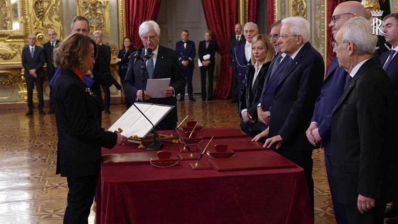 Consulta: i nuovi giudici giurano al Quirinale da Mattarella