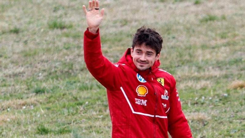 Charles Leclerc a Fiorano