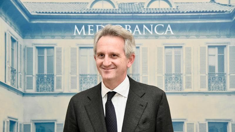 Il ceo di Mediobanca Alberto Nagel alla presentazione del nuovo business plan a Milano. REUTERS/Flavio Lo Scalzo

