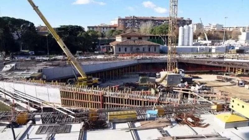Il cantiere di Via Circondaria a Firenze per l'alta velocità