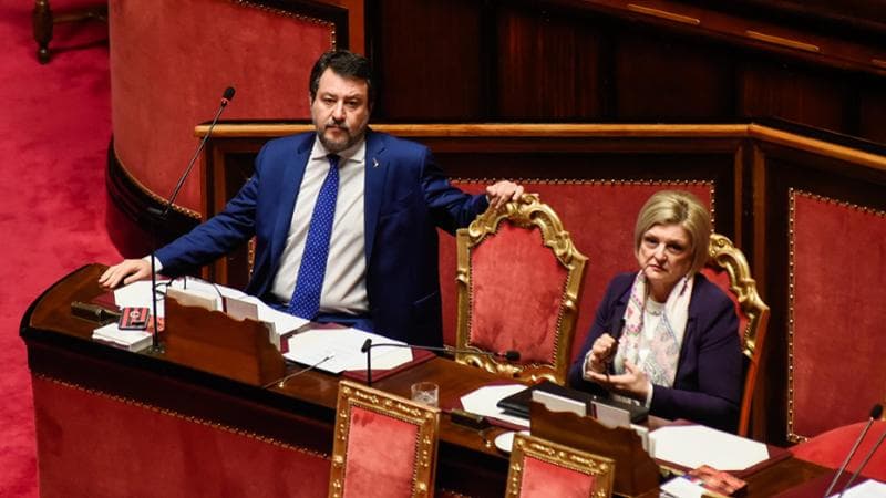 MATTEO SALVINI MINISTRO INFRASTRUTTURE, MARINA ELVIRA CALDERONE MINISTRA LAVORO