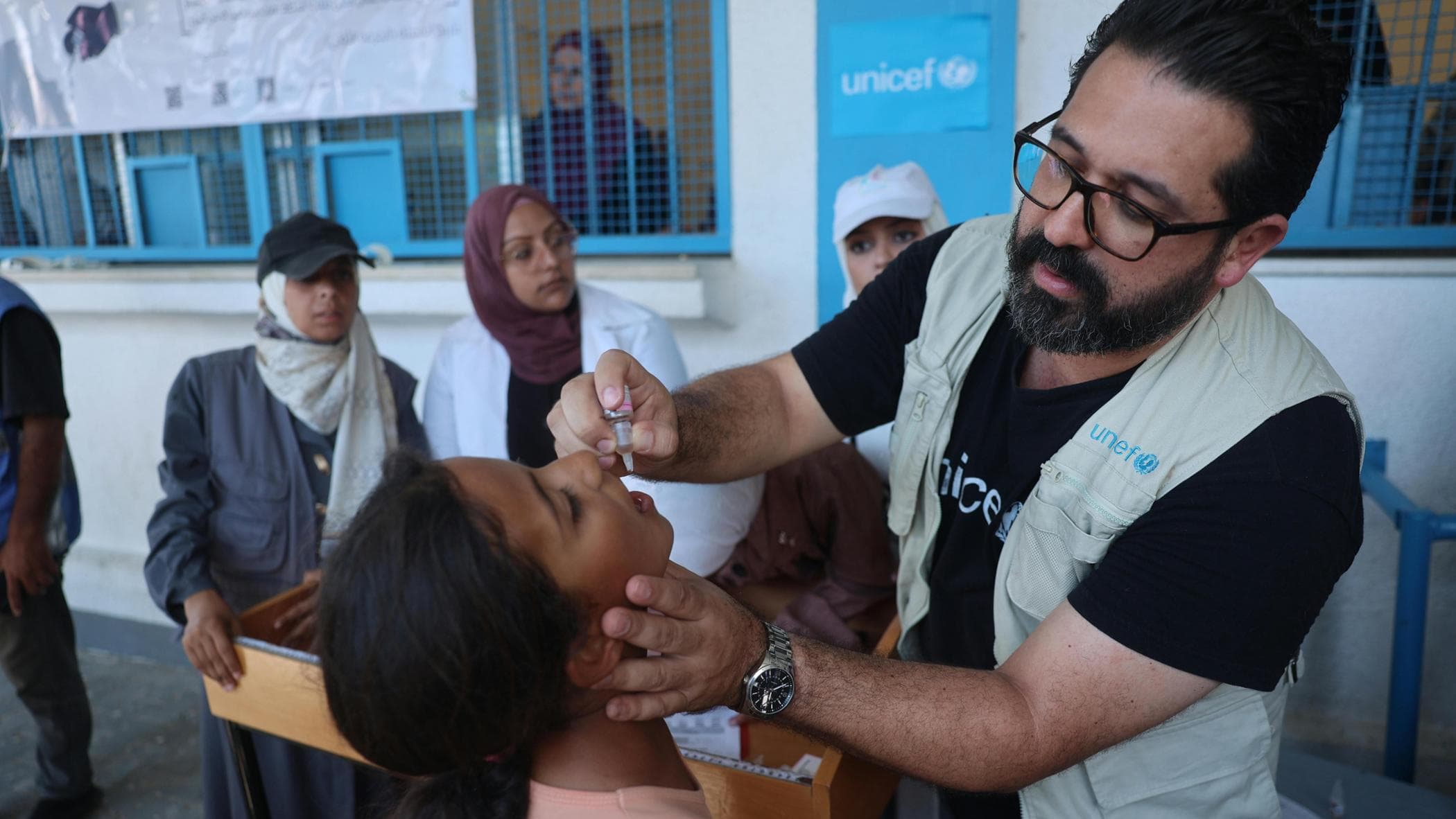 Gazze, 590 binden fazla çocuk için şerit boyunca Polio Anti -aşı kampanyası