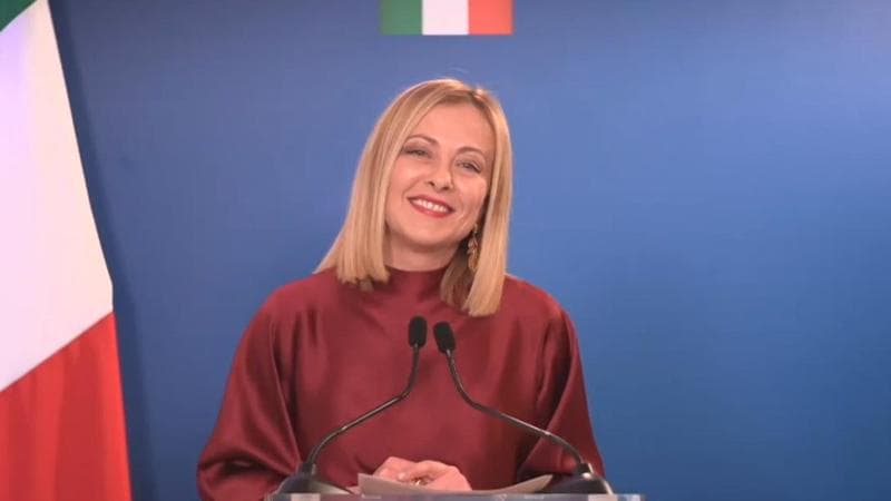 Giorgia Meloni collegata con il Cpac