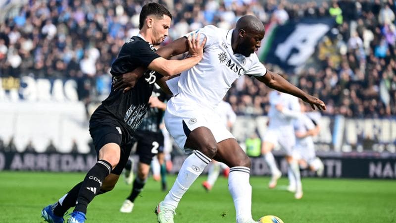Lukaku in azione