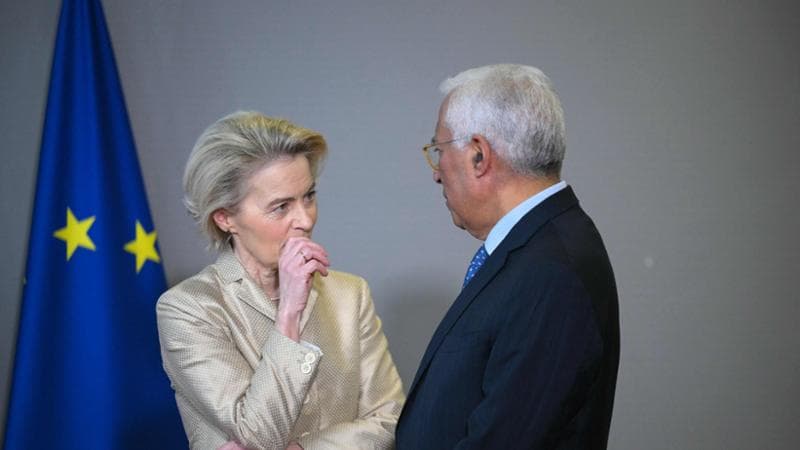 Ursula von der Leyen e Antonio Costa&nbsp;

