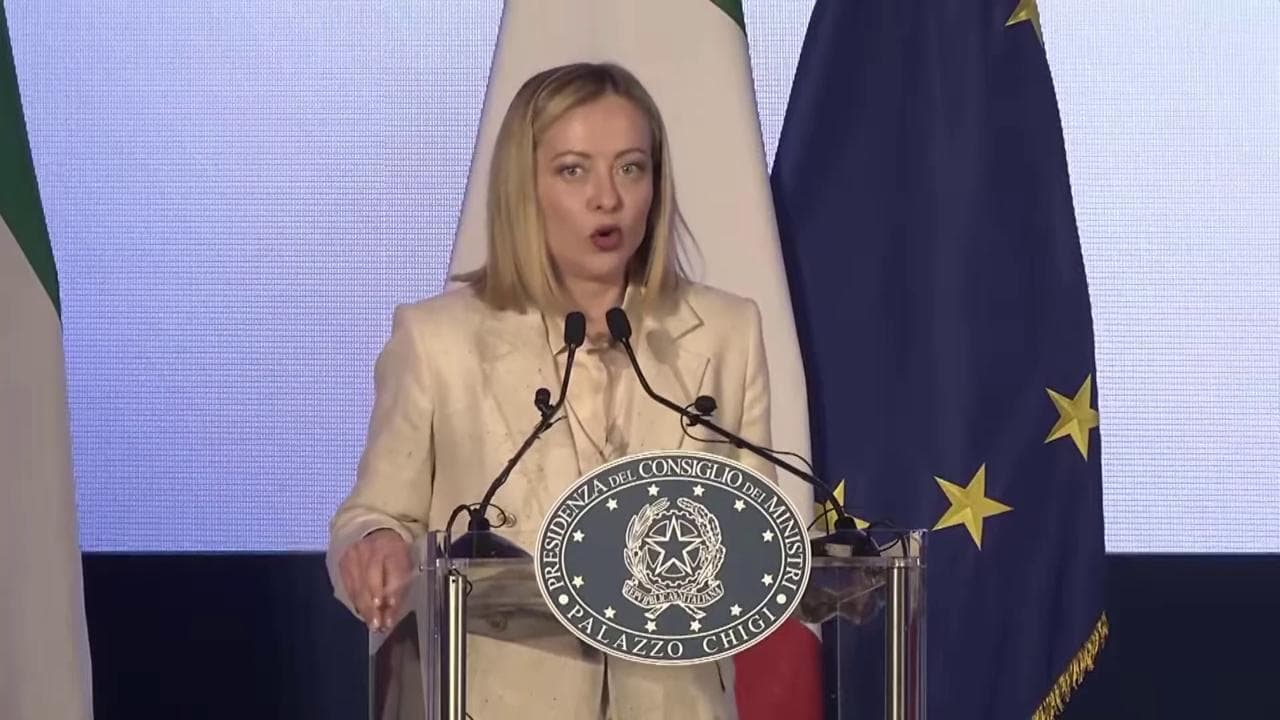 Italia-Eau, Meloni: "Giornata storica e punto di partenza, siglate oltre 40 intese"