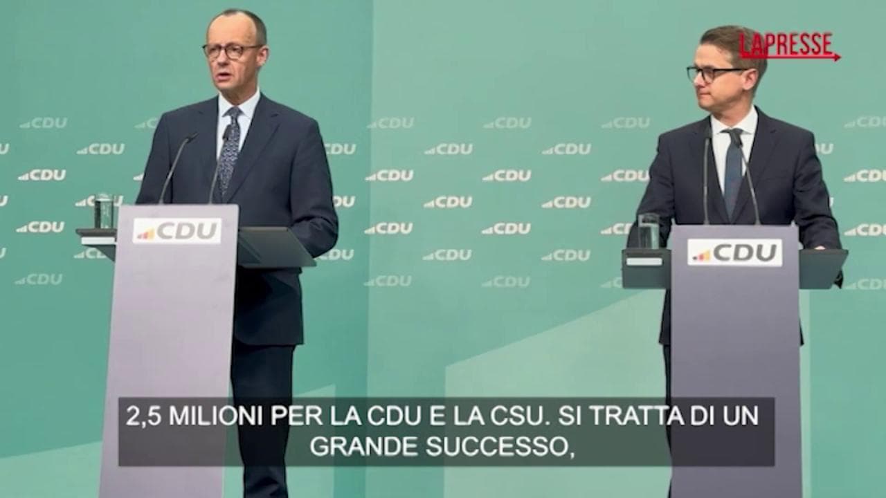 Germania, Merz: "Abbiamo il mandato per governare"