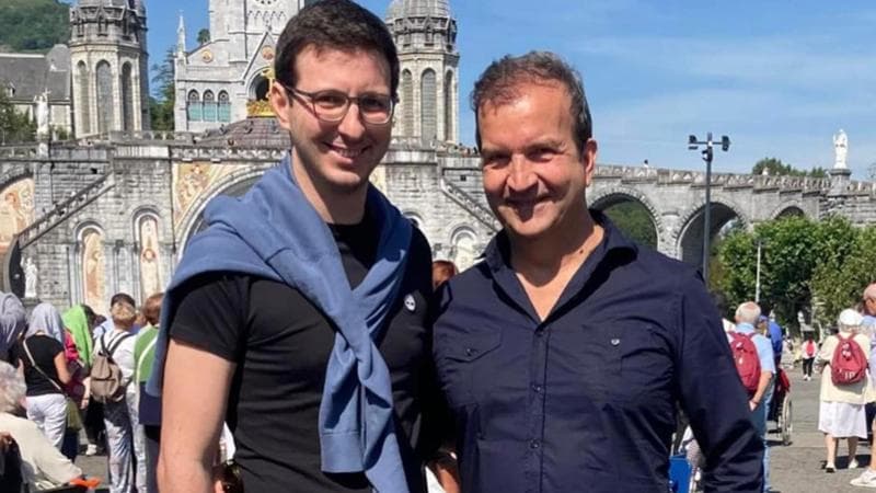 Mario Occhiuto insieme al figlio Francesco