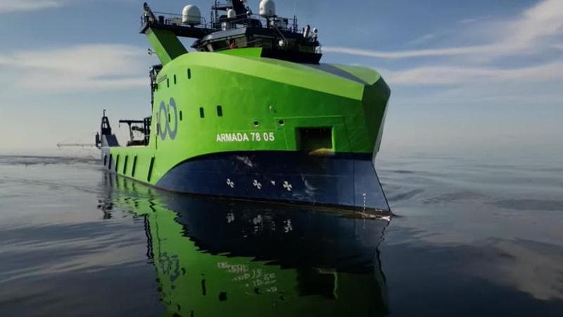 Una nava della Ocean Infinity