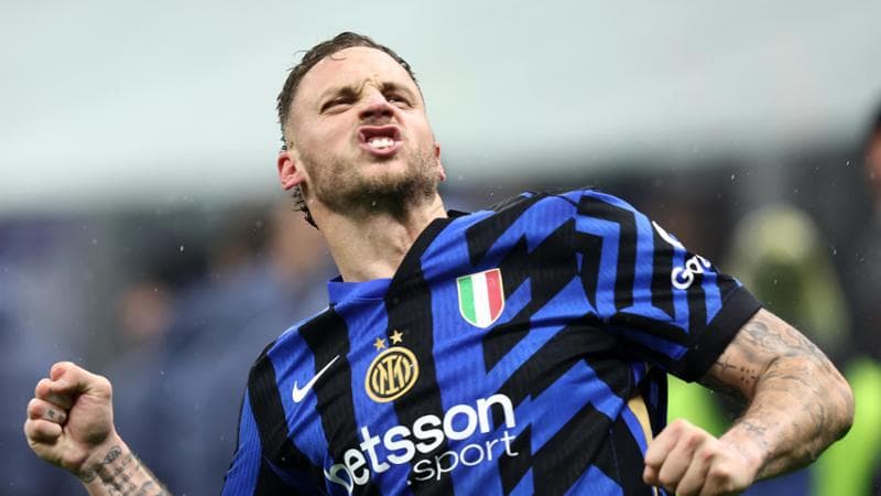 L'esultanza di Marko Arnautovic