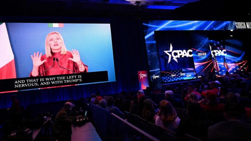 Maryland (Stati Uniti), 22 febbraio: l'intervento di Giorgia Meloni alla conferenza dei conservatori americani