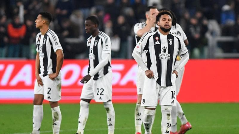 La delusione dei giocatori della Juve