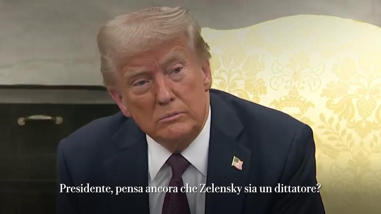 Zelensky dittatore: così Trump dice, nega e poi fa il vago