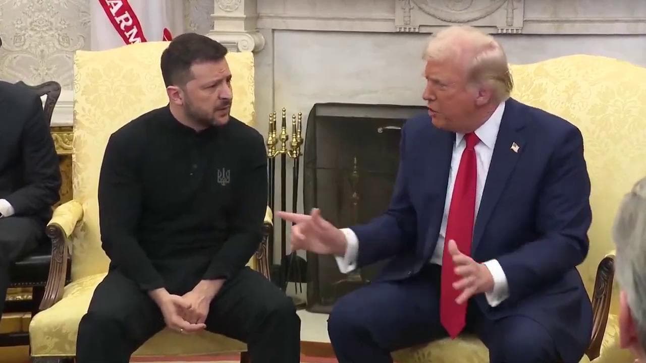 Trump litiga con Zelensky alla Casa Bianca: "Devi essere più riconoscente, non hai carte senza noi"