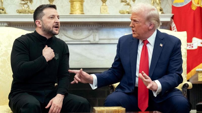 Zelensky con Trump