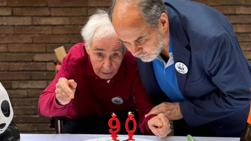 Pratesi e Di Tizio al 90esimo compleanno