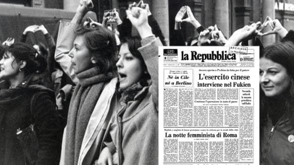 La notte femminista di Roma