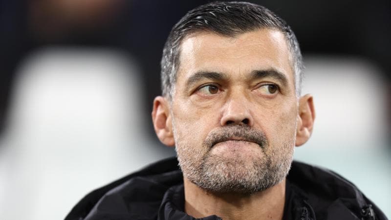 Il tecnico del Milan Sergio Conceiçao