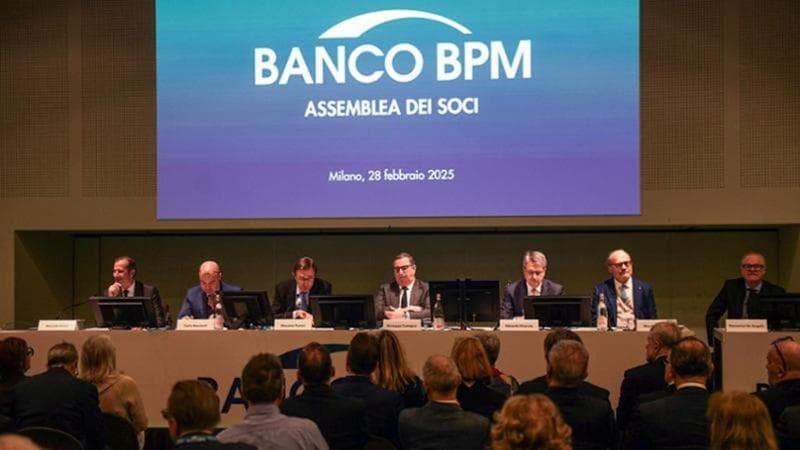 L'assemblea del Banco Bpm in presenza