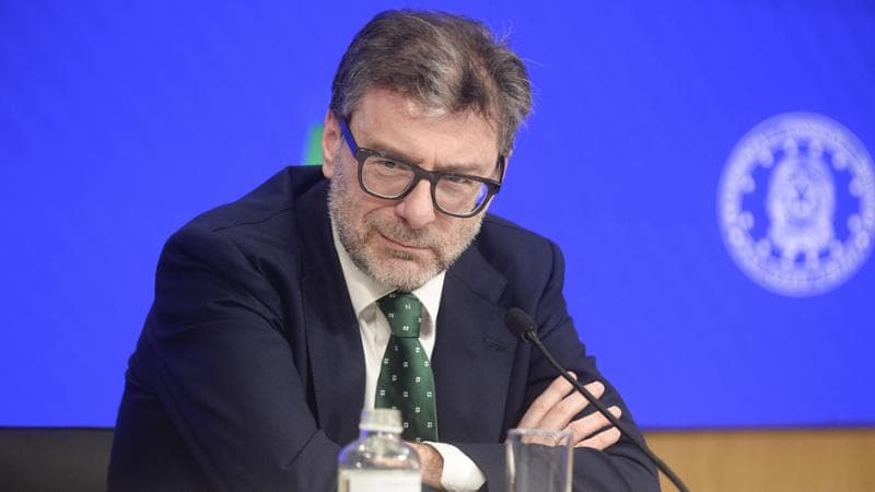 Il ministro dell'Economia Giancarlo Giorgetti
