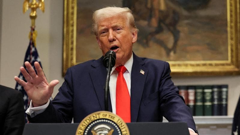 Il presidente Usa, Donald Trump