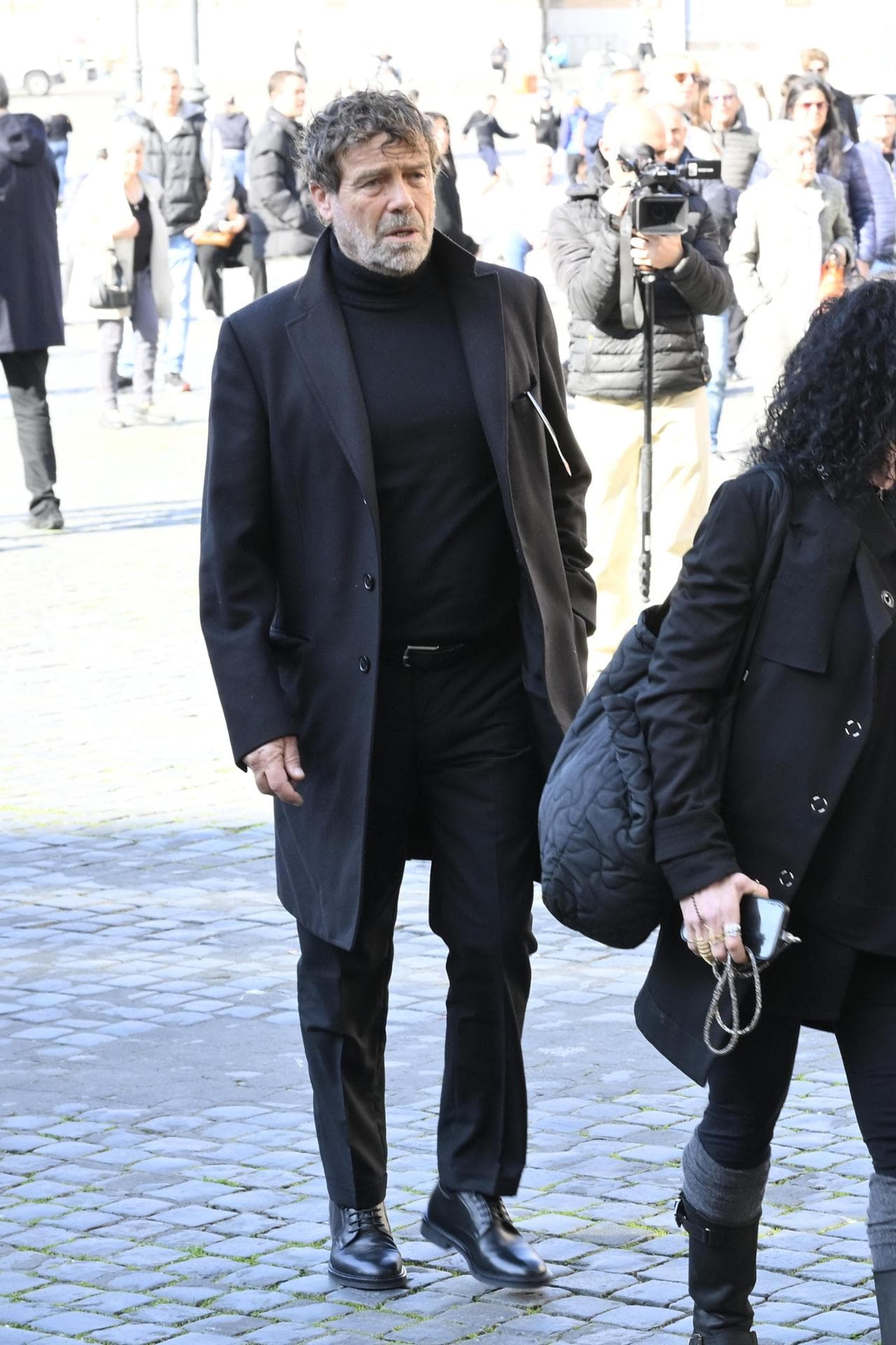 Massimo Ciavarro ex compagno dell'attrice e padre di Paolo
