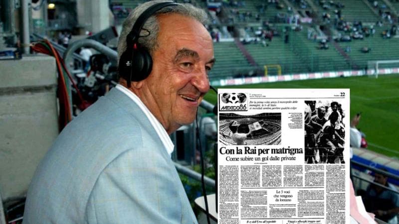 Mexico 86, su calcio e telecronisti la Rai subisce un gol dalle tv private