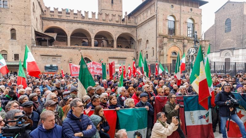 Una manifestazione dell&rsquo;Anpi, l&rsquo;associazione nazionale partigiani
