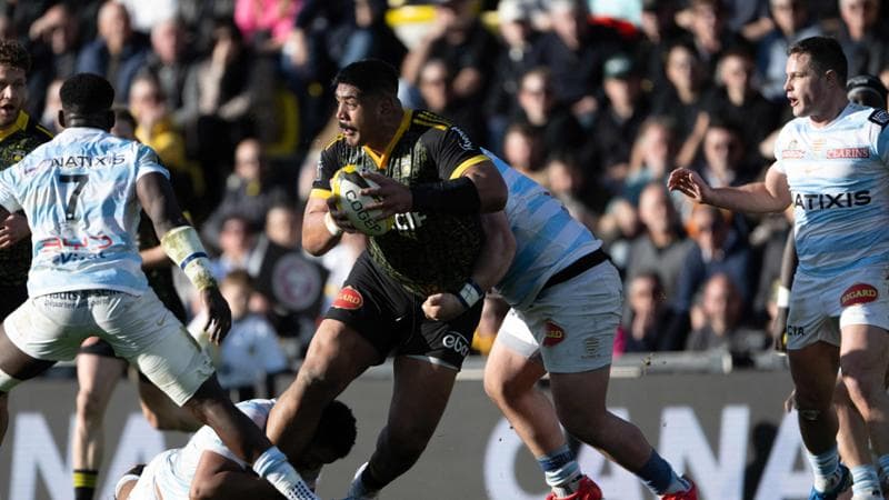 Will Skelton (al centro) durante La Rochelle-Racing 92