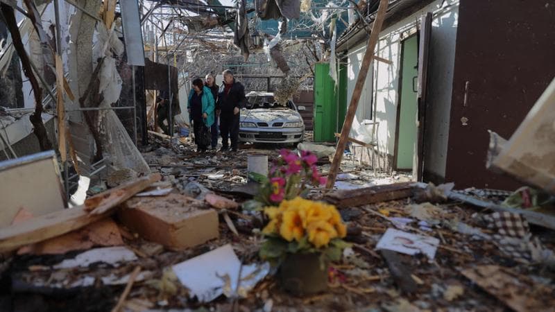Sull’Ucraina una pioggia di bombe