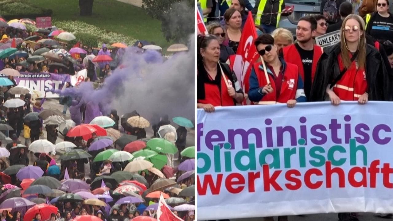 L'8 marzo in Europa: da Madrid a Berlino le manifestazioni per i diritti delle donne
