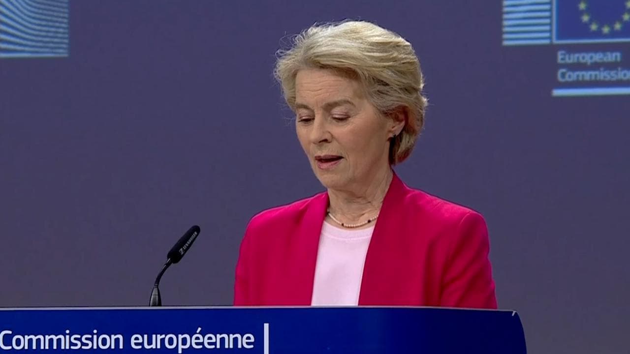 Von der Leyen: "100 giorni di mandato, sembra una vita: il mondo cambia, viviamo tempi turbolenti"