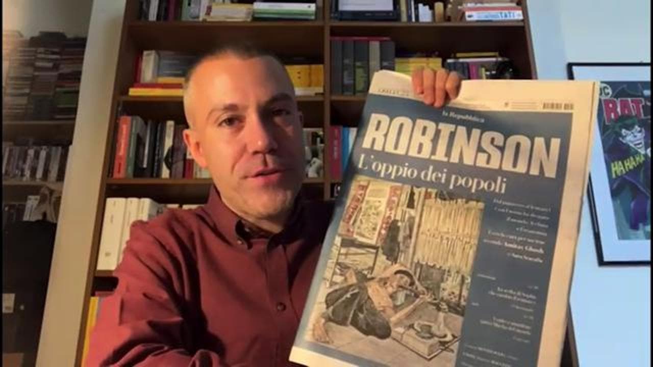 Saverio Raimondo: "Un Robinson stupefacente, c'è il catalogo di tutte le droghe"