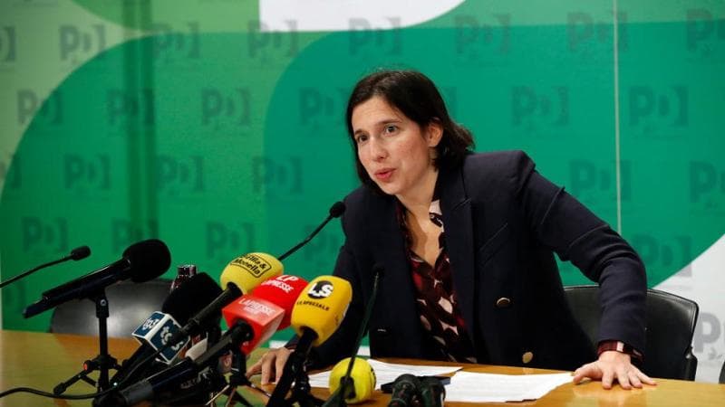 La segretaria del Pd, Elly Schlein