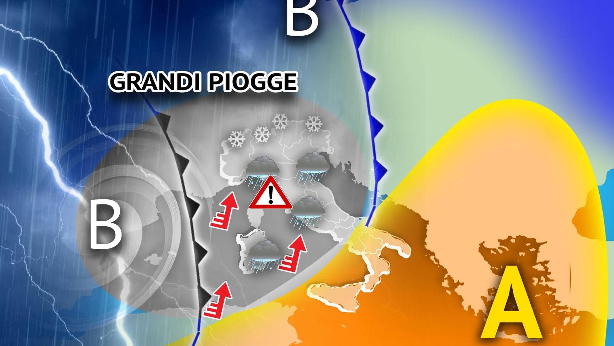 Hava Tahmini, Yağmur Zamanı: İtalya'nın en az 10 gün su altında