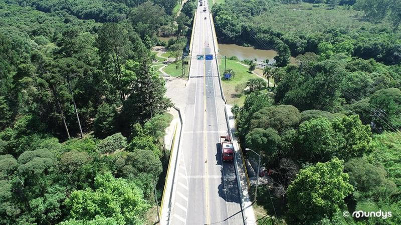 Un'autostrada gestita da Mundys in Sud America