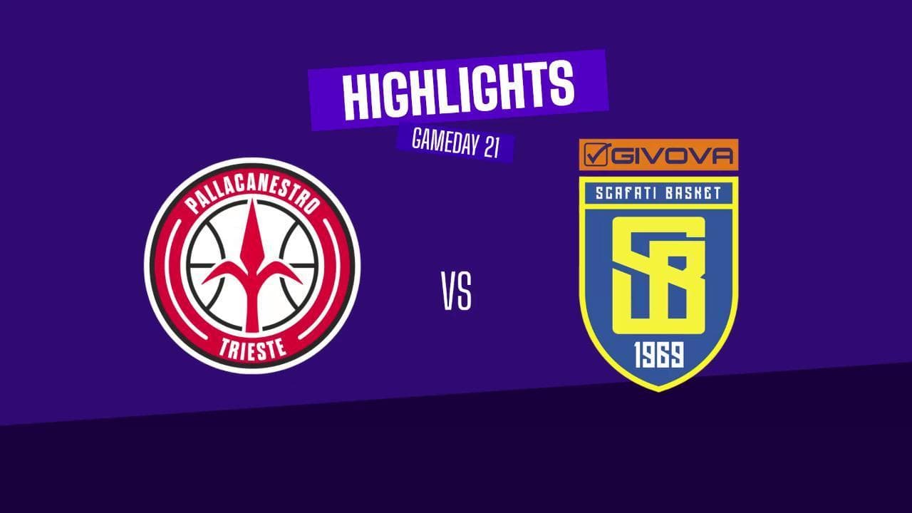 Basket serie A, gli highlights di Trieste - Scafati