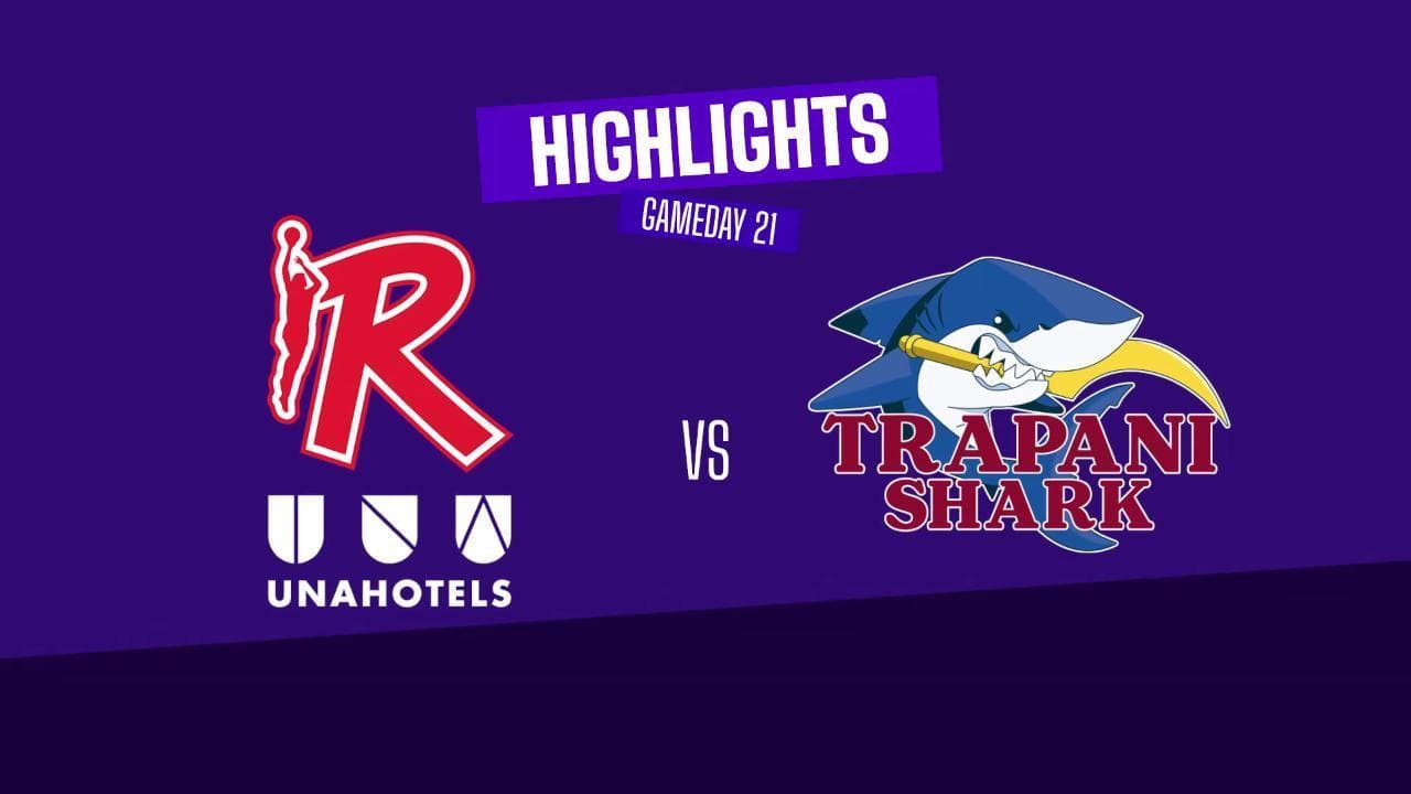 Basket serie A, gli highlights di Reggio Emilia - Trapani