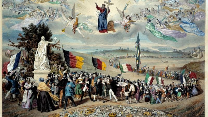 La Repubblica democratica e sociale universale di Frederic Sorrieu